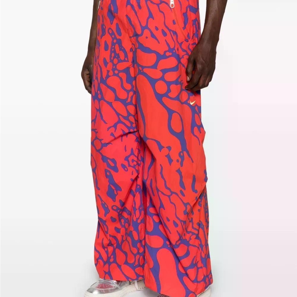 Nike vintage retro animal print graphic y2k loose fit wide baggy pants - Picture 8 of 16